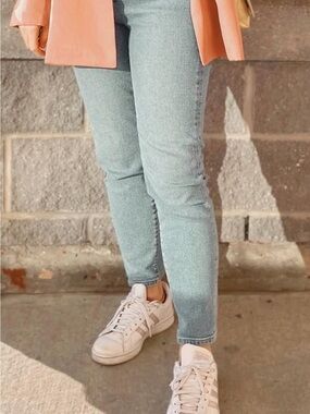 Mavi Light Blue Cropped Ankle Jeans